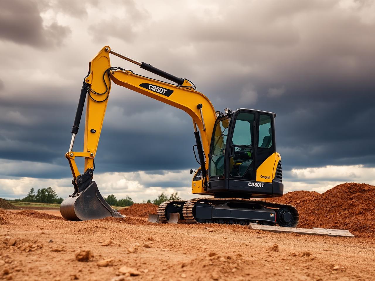 Escavatore RIPPA in cantiere